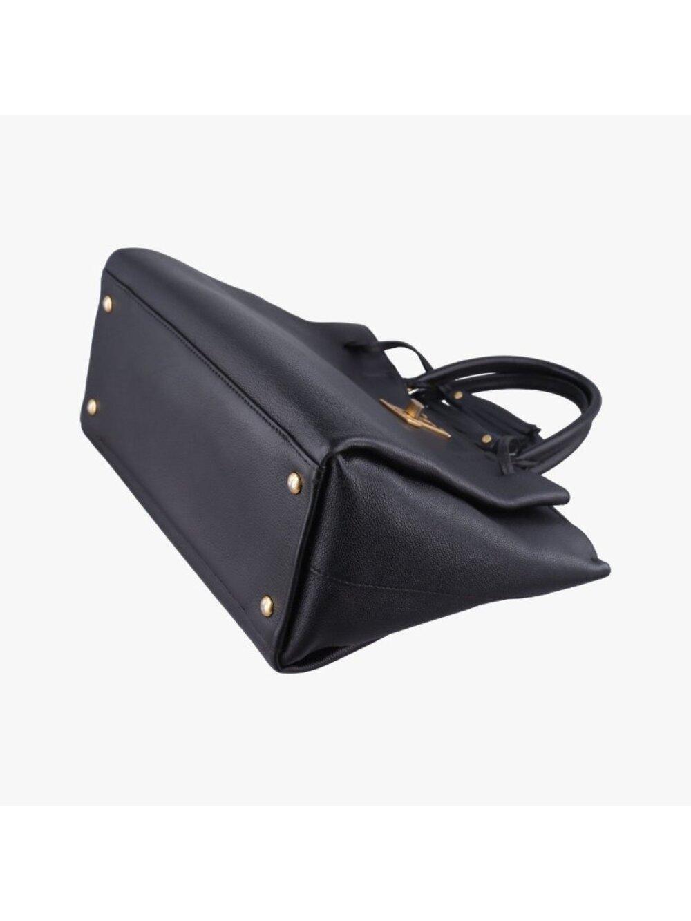 Louis Vuitton Lockme Black Leather Handbag - Picture 4 of 15